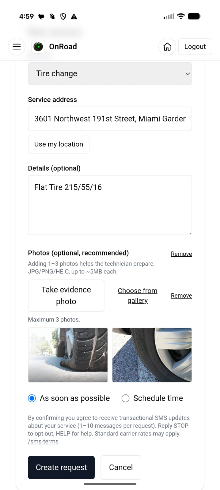 Service details